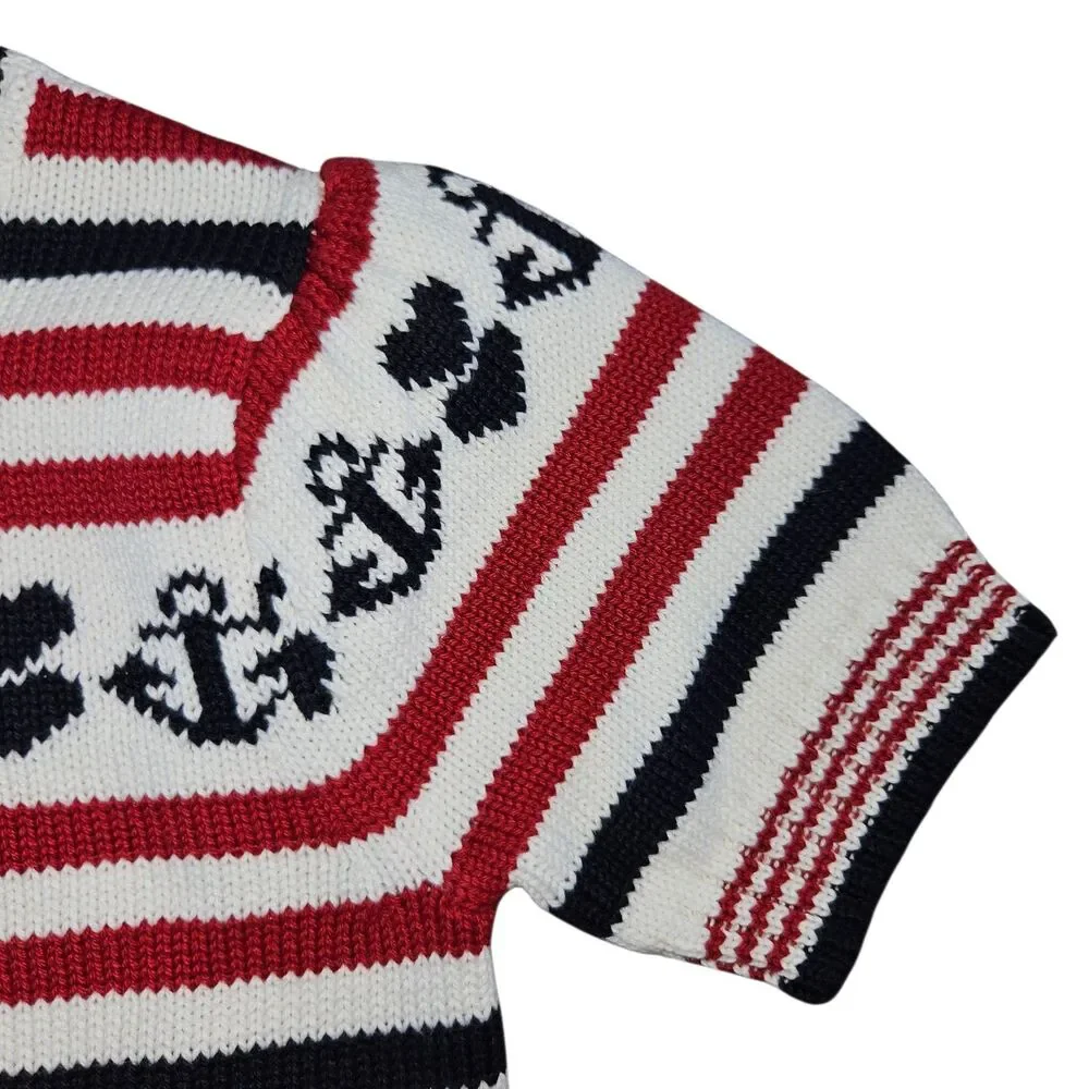 Gymboree Bon Voyage Set Girls Size 5 Skirt Sweater Top Red White Blue 2006 NWT